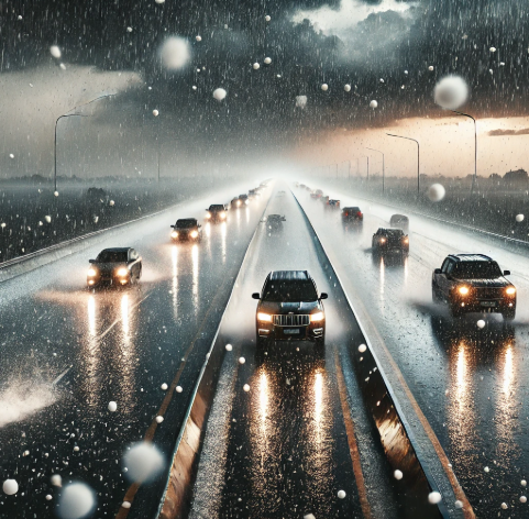 우박 자동차 피해 자동차