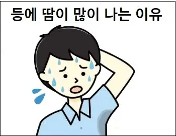 등에 땀이 많이 나는 이유