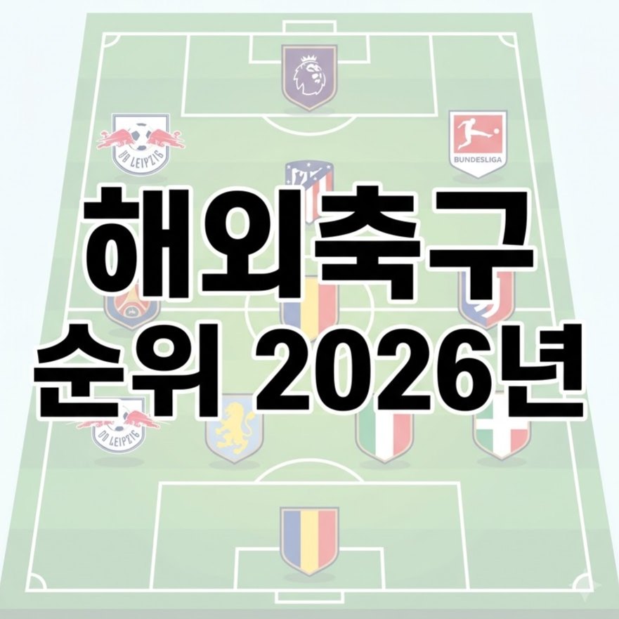 해외축구 순위 2026년 프리미어리그 및 주요 리그 순위 한눈에 보기
