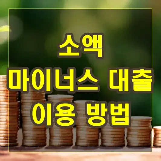 소액 마이너스 대출