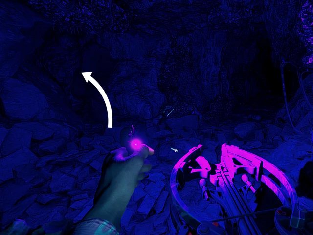 동굴 나가는 길.