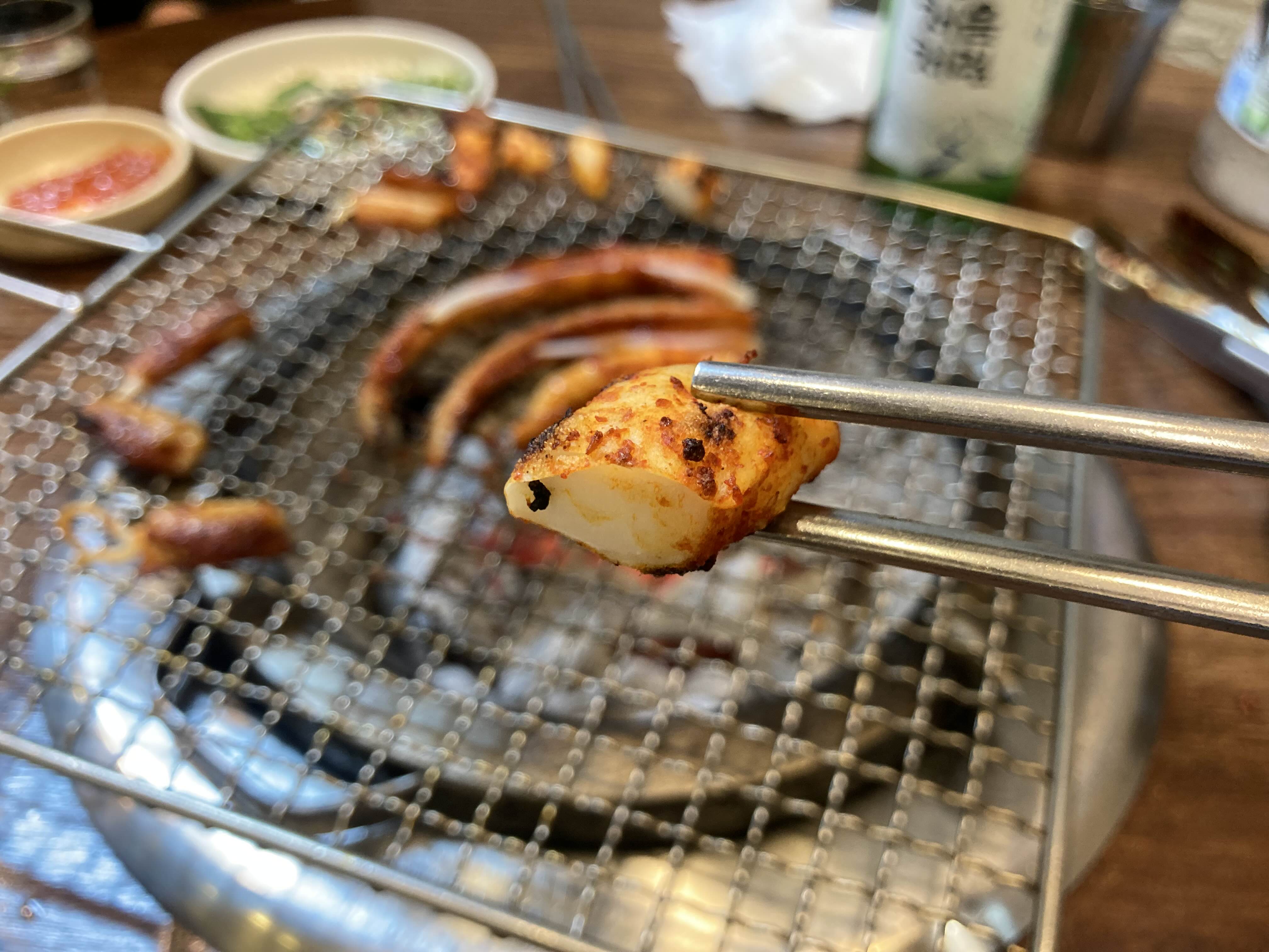 부산숯불꼼장어 꼼장어 떡