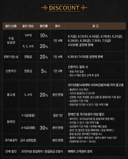 뮤지컬 프랑켄슈타인 3차 할인 예매 14