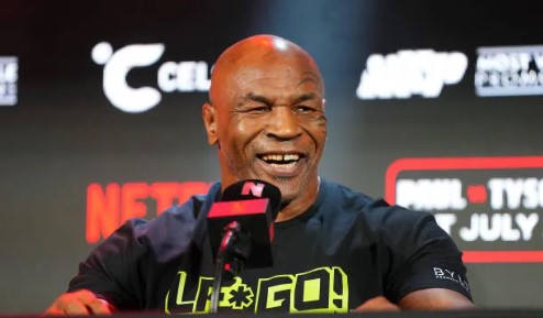 마이크 타이슨 인터뷰 모습