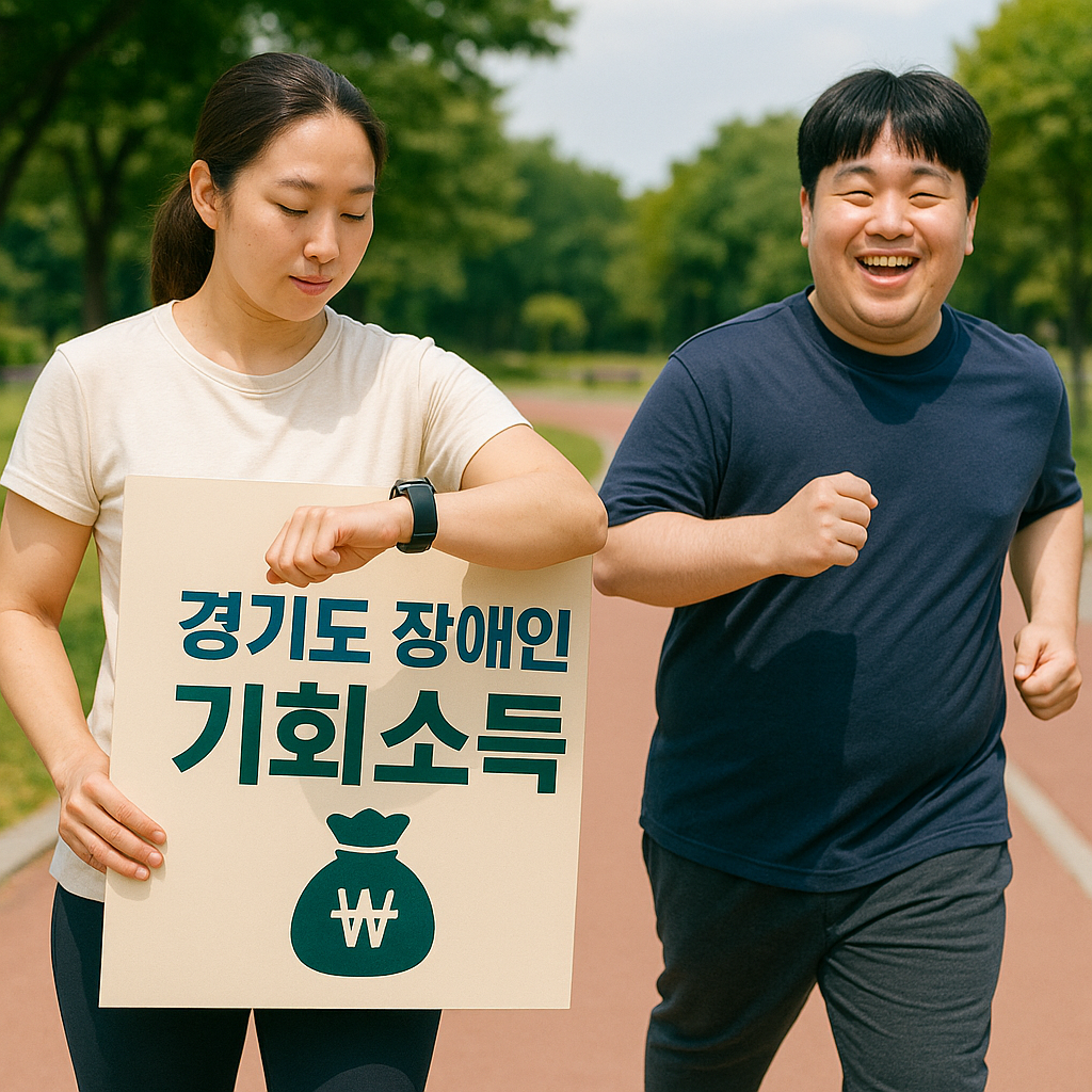 2025 경기도 장애인 기회소득 신청, 혜택 모음