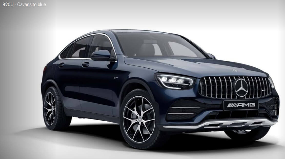 AMG GLC Coupe 색상코드 - Cavansite blue(색상 코드 : 890)