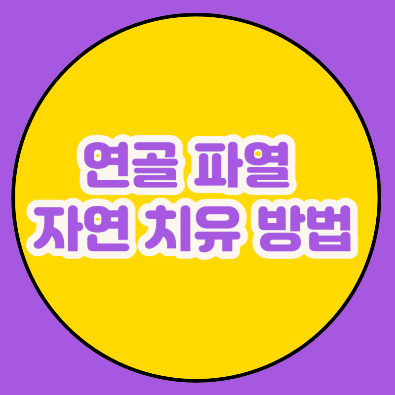 연골 파열 자연치유