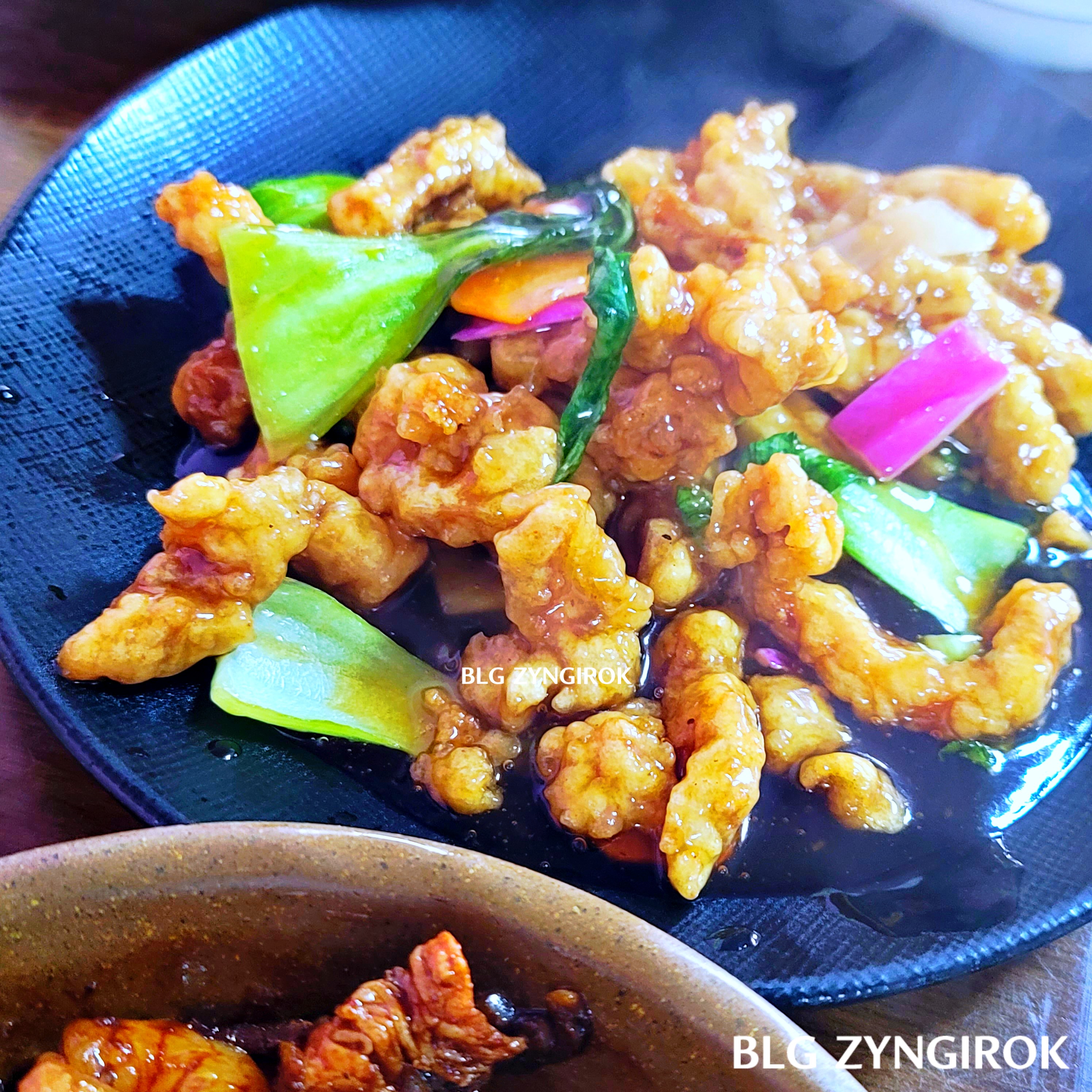 양주 중국집 - 천안문 탕수육 모습이다.