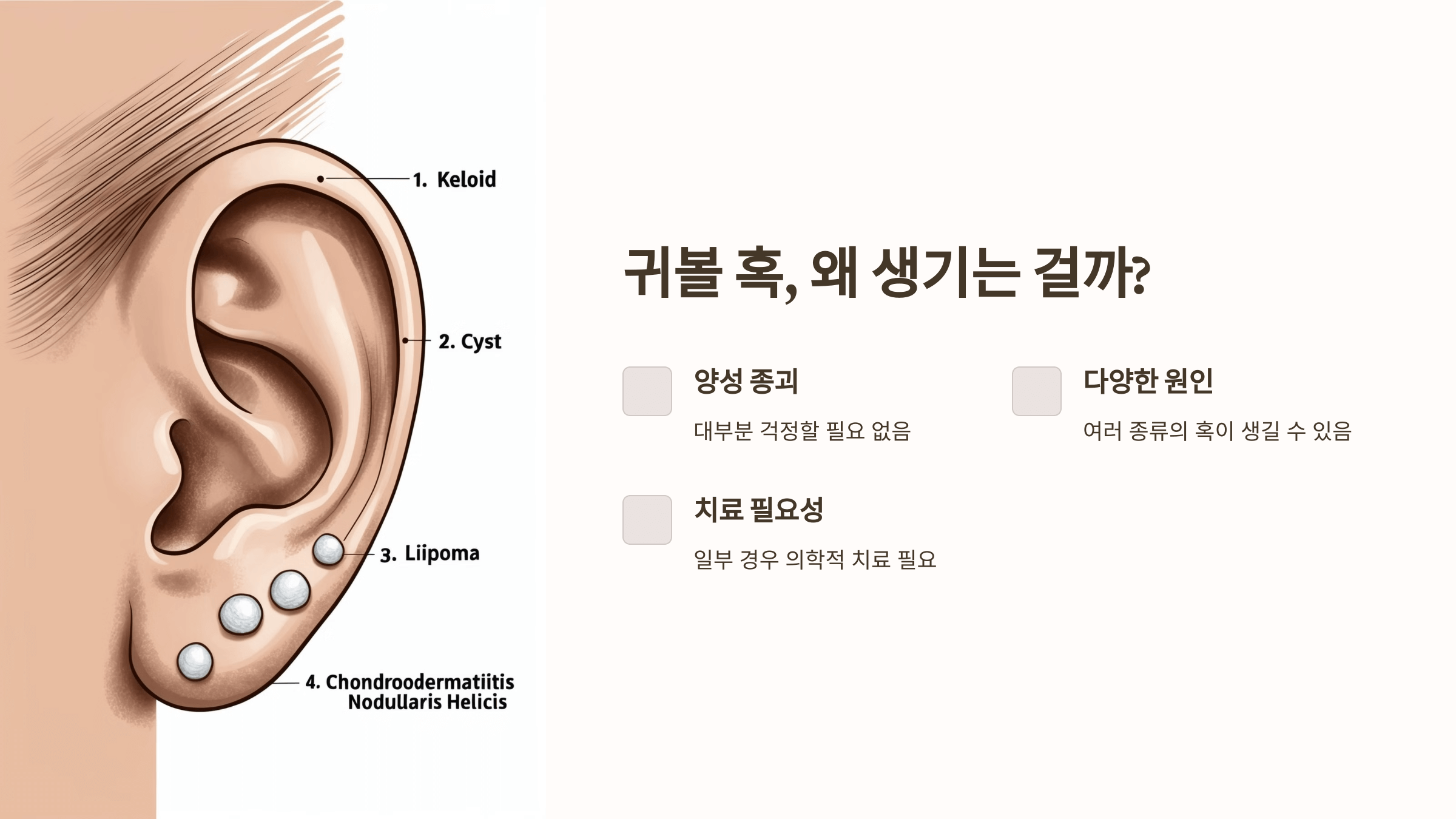 귀볼 사진입니다.
