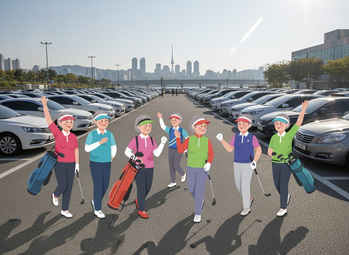 잠실 파크골프장 예약 일정 주차