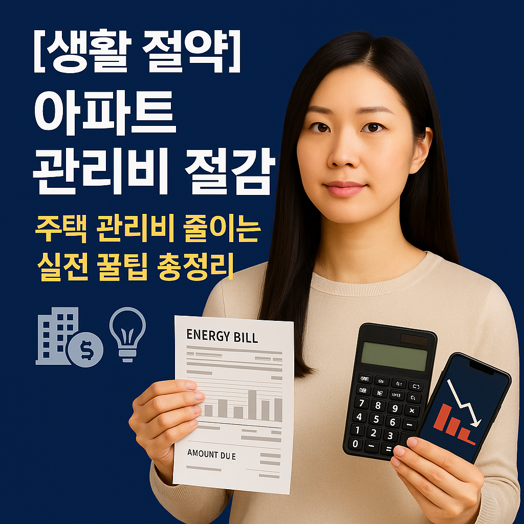 [생활 절약] 아파트 관리비 절감 ｜ 주택 관리비 줄이는 실전 꿀팁 총정리