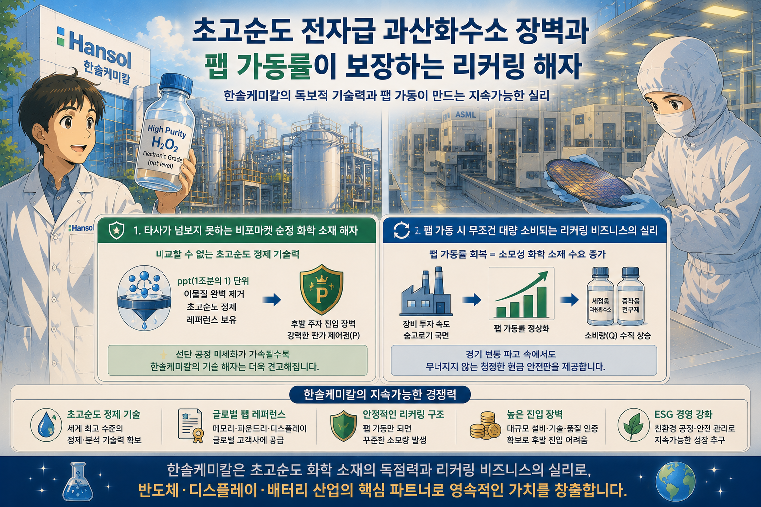 한솔케미칼의 지속가능한 기술력