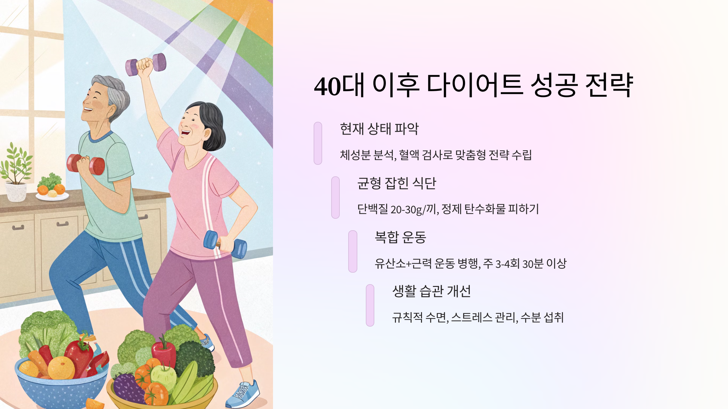 🍀 40대 이후 다이어트 성공 전략