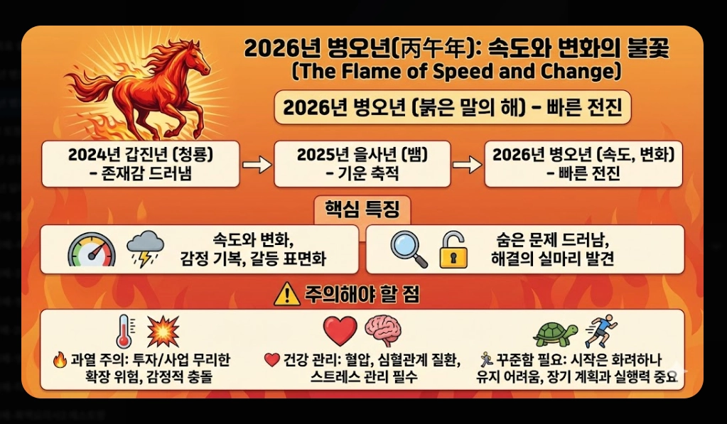 2026년 병오년 새해 운세 완벽 정리