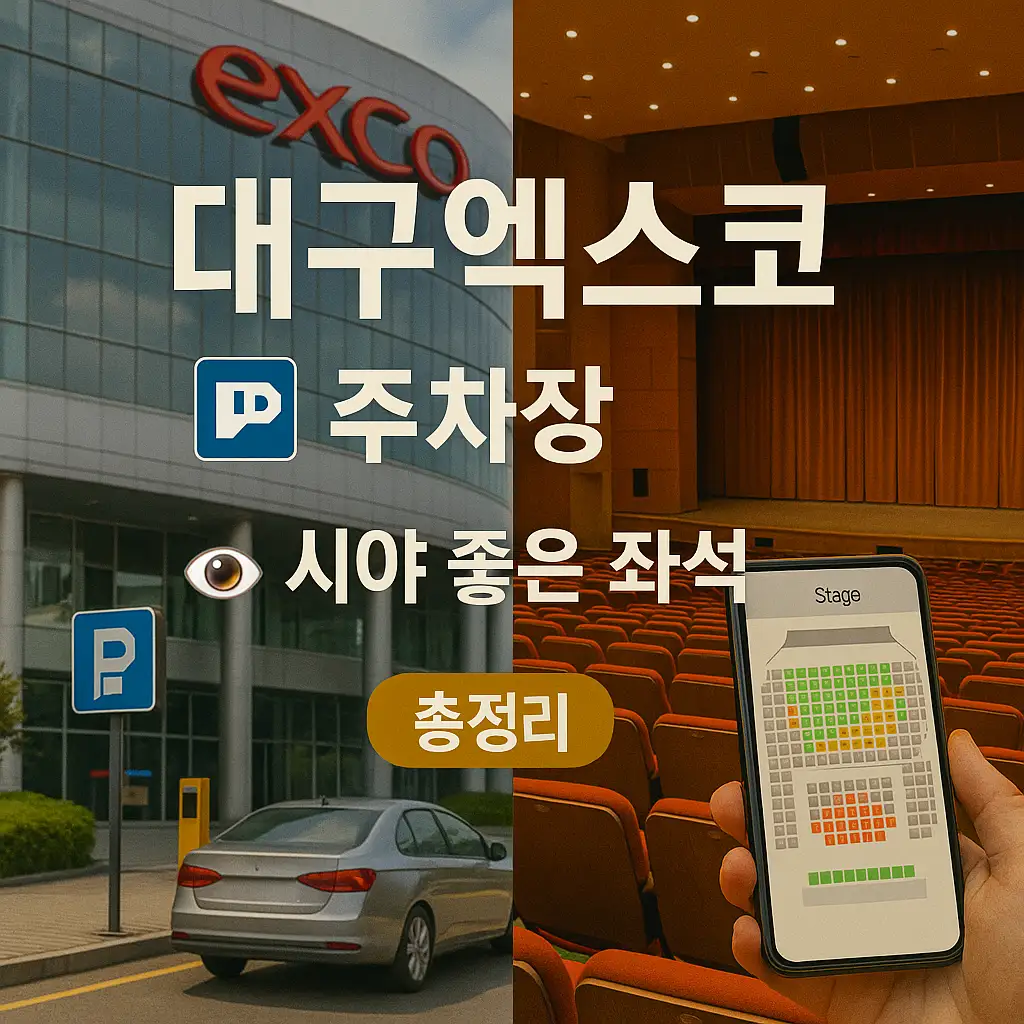 공연 관람 꿀팁