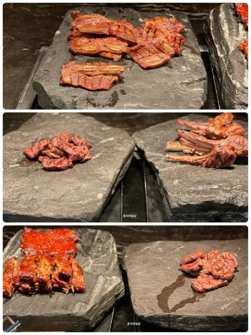 조선팰리스 콘스탄스 호텔 뷔페 런치-고기 메뉴