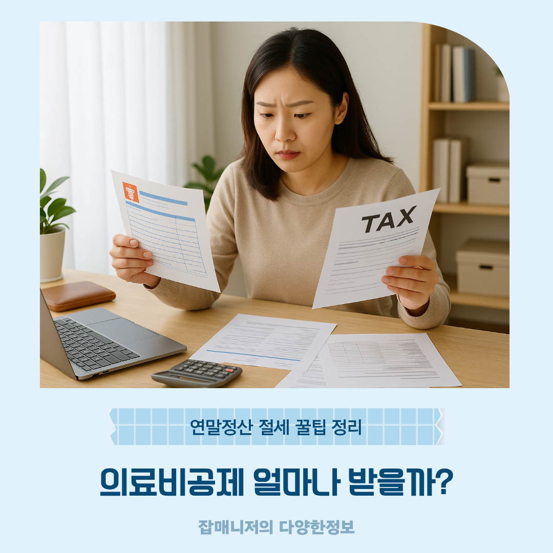 의료비공제 얼마나 받을까? 연말정산 절세 꿀팁 정리