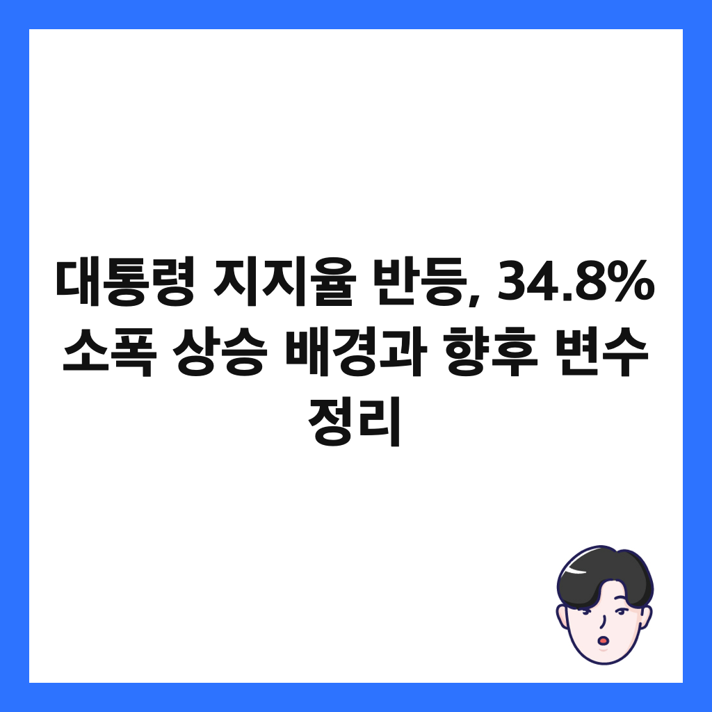 ๋ํต๋ น ์ง์ง์จ ๋ฐ๋ฑ, 34.8% ์ํญ ์์น ๋ฐฐ๊ฒฝ๊ณผ ํฅํ ๋ณ์ ์ ๋ฆฌ ์ธ๋ค์ผ