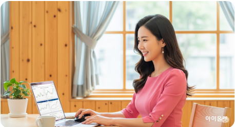 ETF 종목을 분산 투자하는 모습