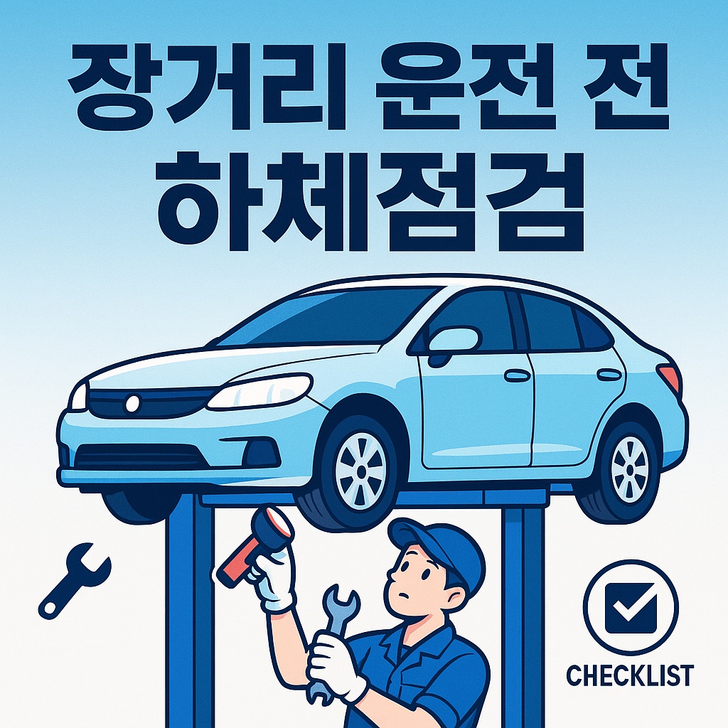 장거리 운전 전 하체점검