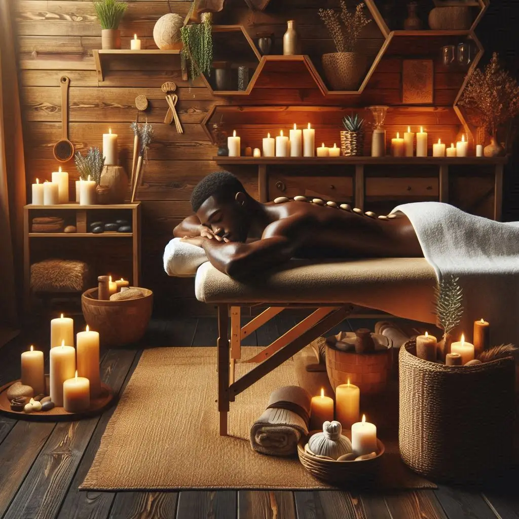 피부,체형관리 샵 배경