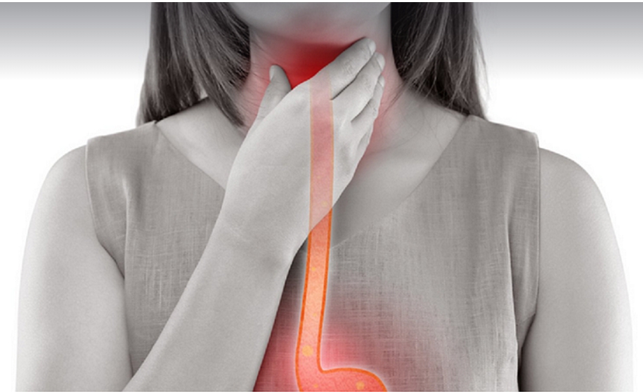 식도암의 통증 위치 사진
