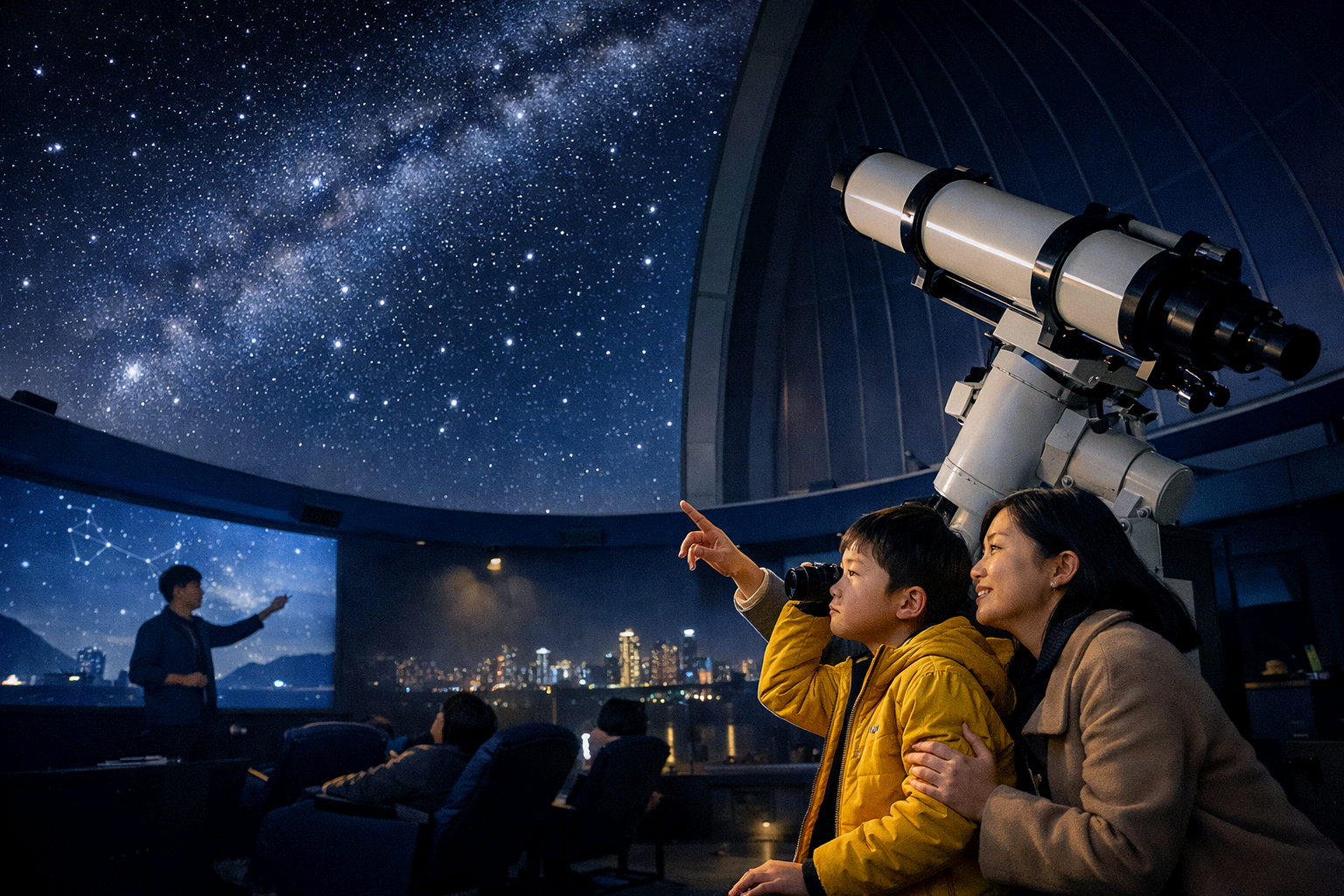 도심 속에서 별을 만나는 밤, 2월 별자리 여행