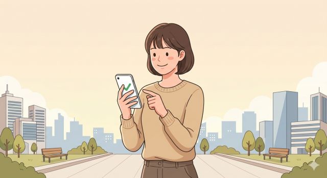 경남도민생활지원금 신청하는 시민 모습