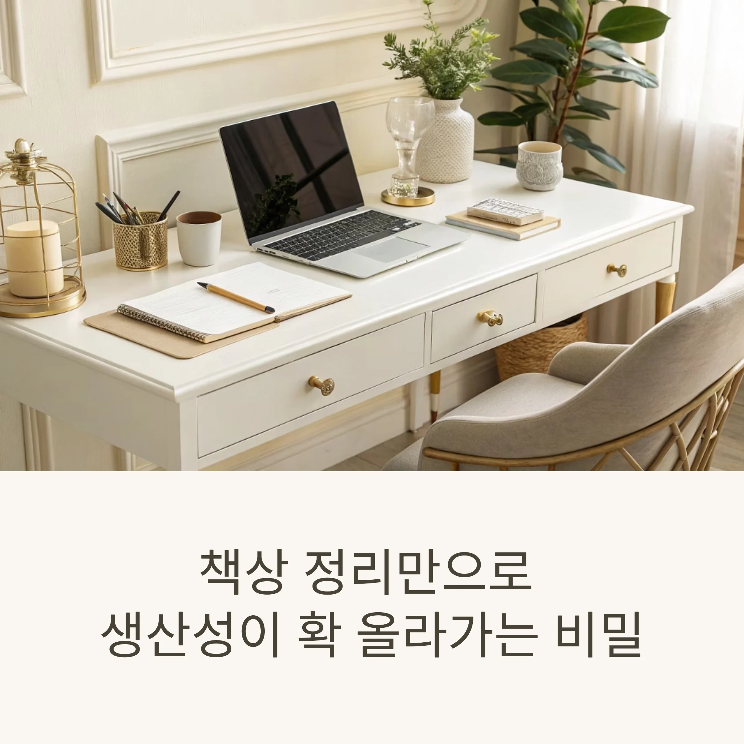 책상 정리만 잘해도 생산성이 눈에 띄게 올라가는 이유