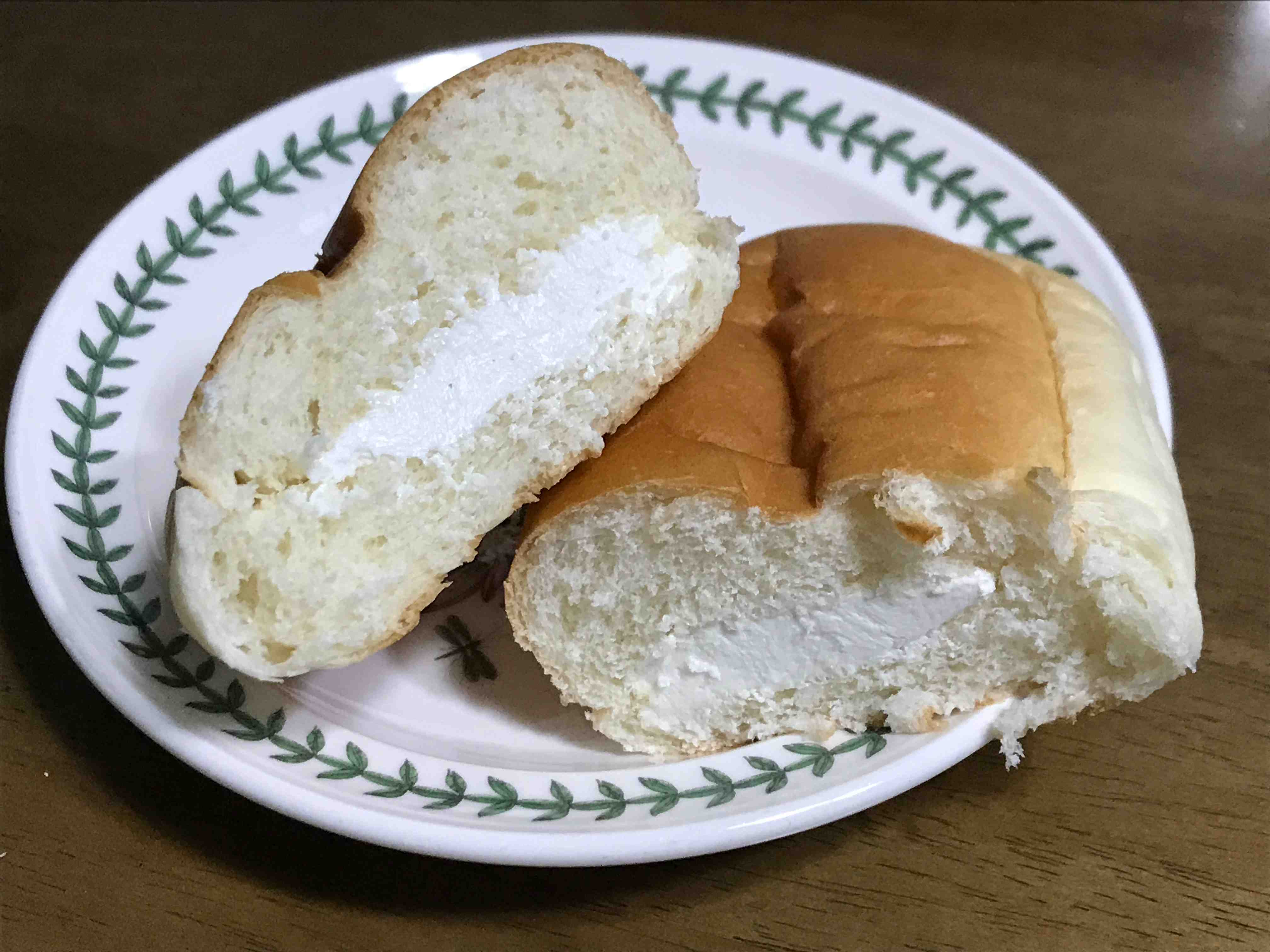 한살림 크림빵 단면