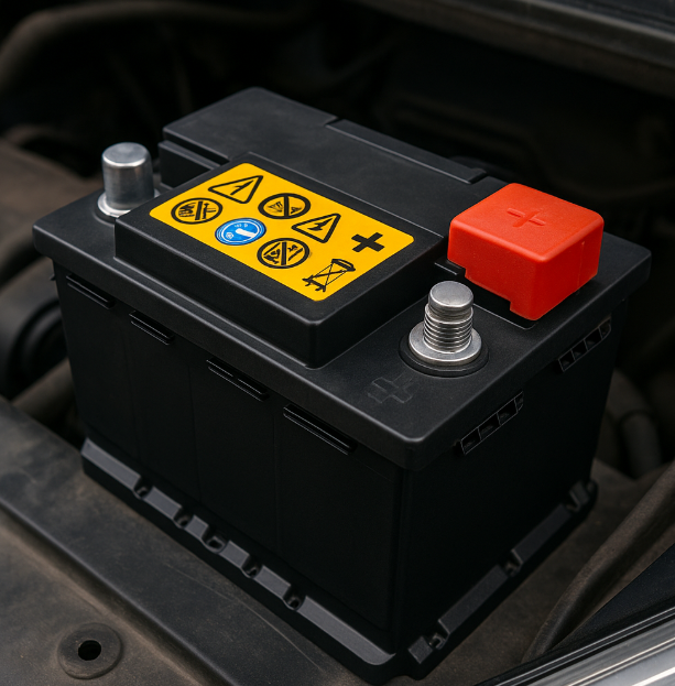 자동차 베터리 사진