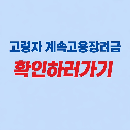 1인당 최대 1,080만 원! 고령자 계속고용장려금