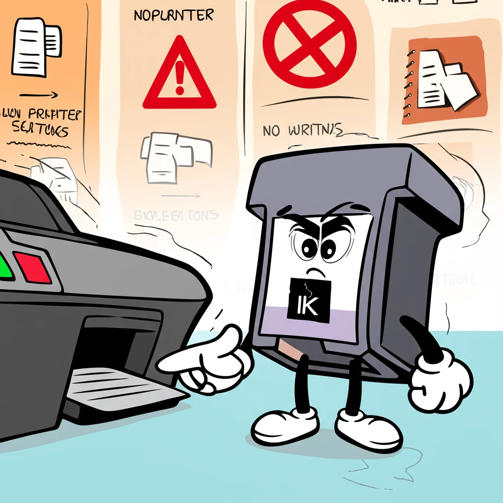 프린터 잉크 문제 해결! 리필 후 인