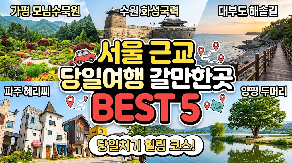 서울 근교 당일여행 갈만한곳