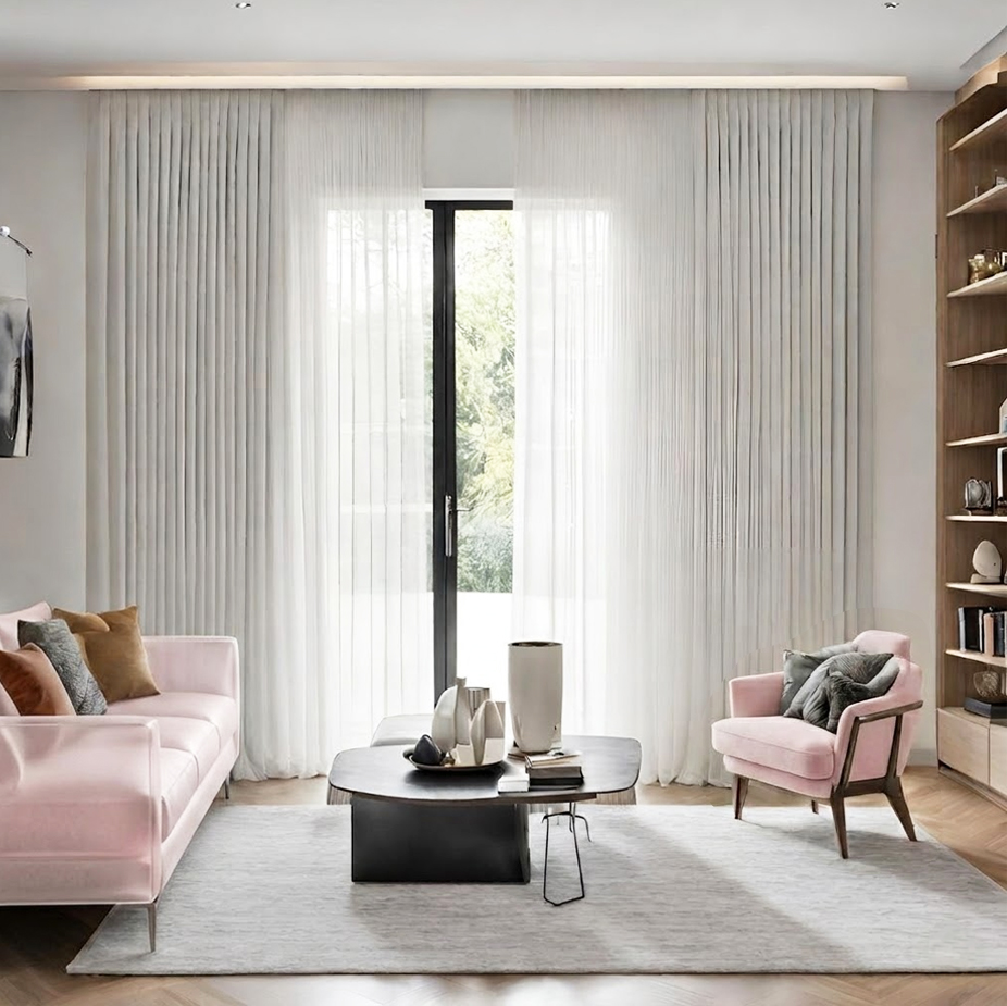 밝고 가벼운 톤을 꾸민 거실 인테리어