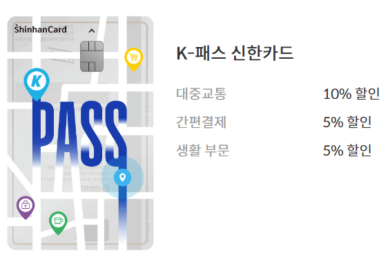 K패스 카드사별 혜택 신한1