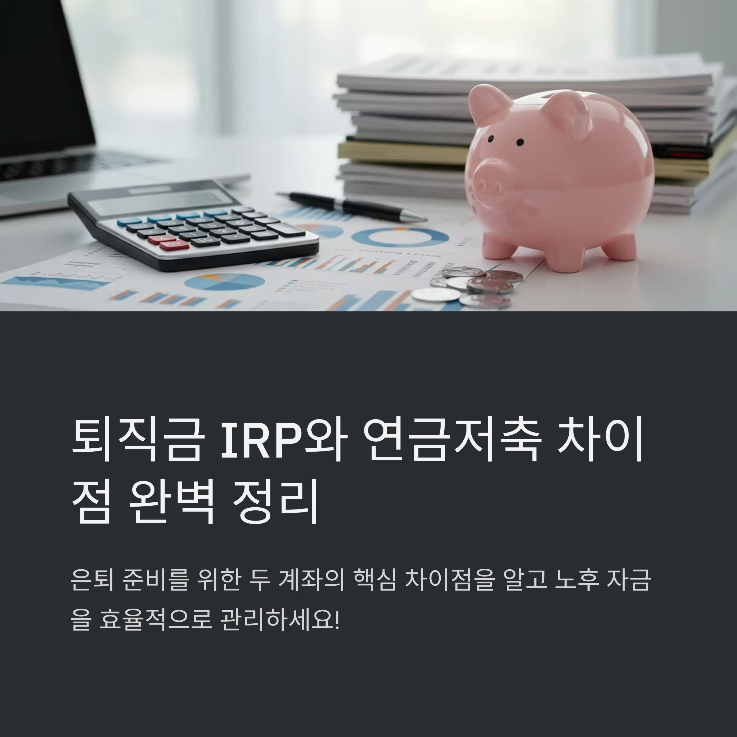IRP와 연금저축 기본 개념 비교 🔍