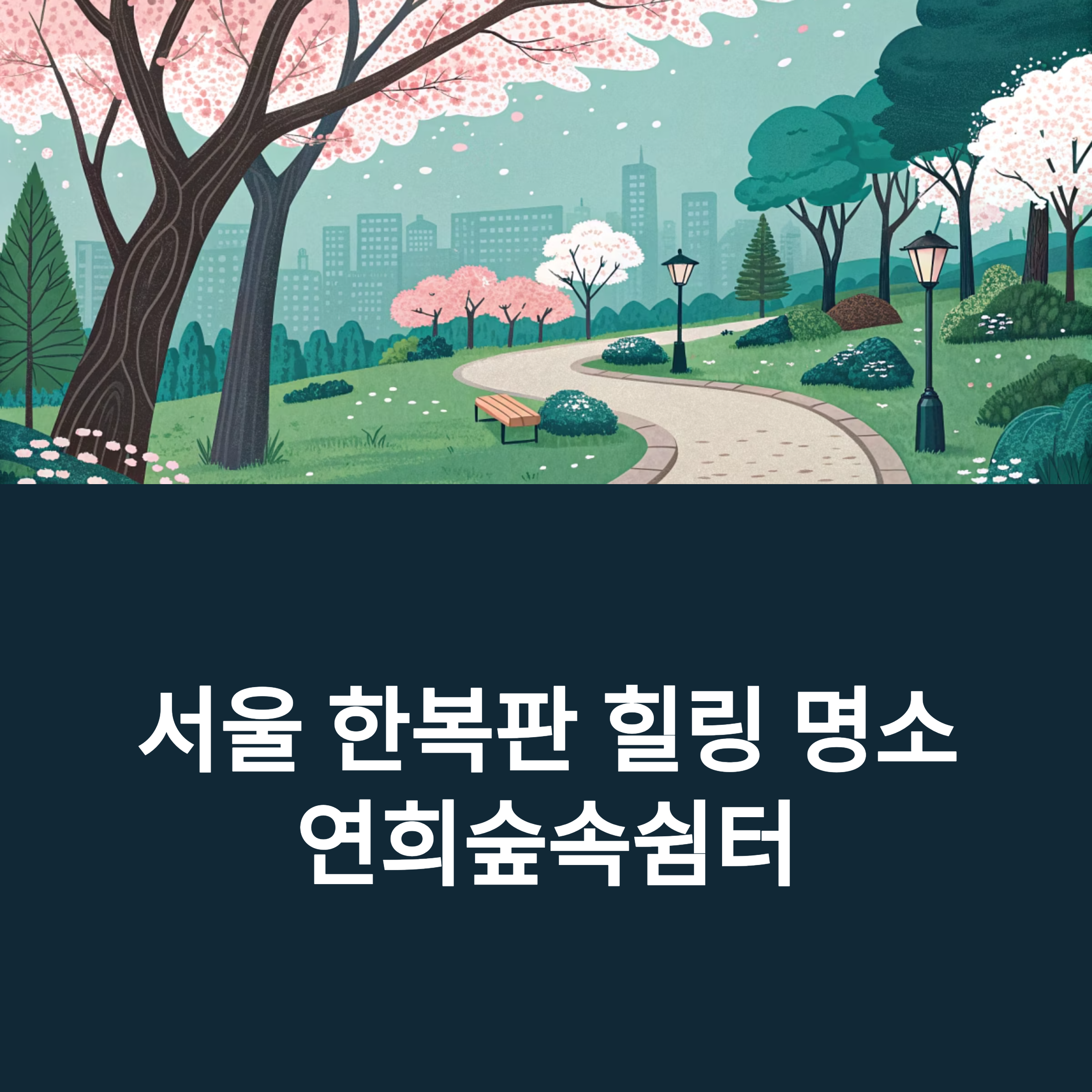 서대문 연희숲속쉼터, 봄에 꼭 가봐야 할 힐링 명소