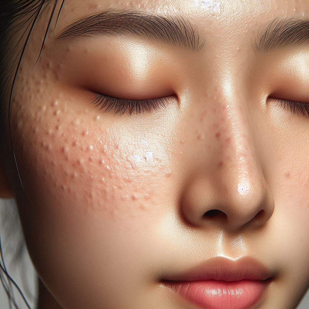 요철이있는 피부