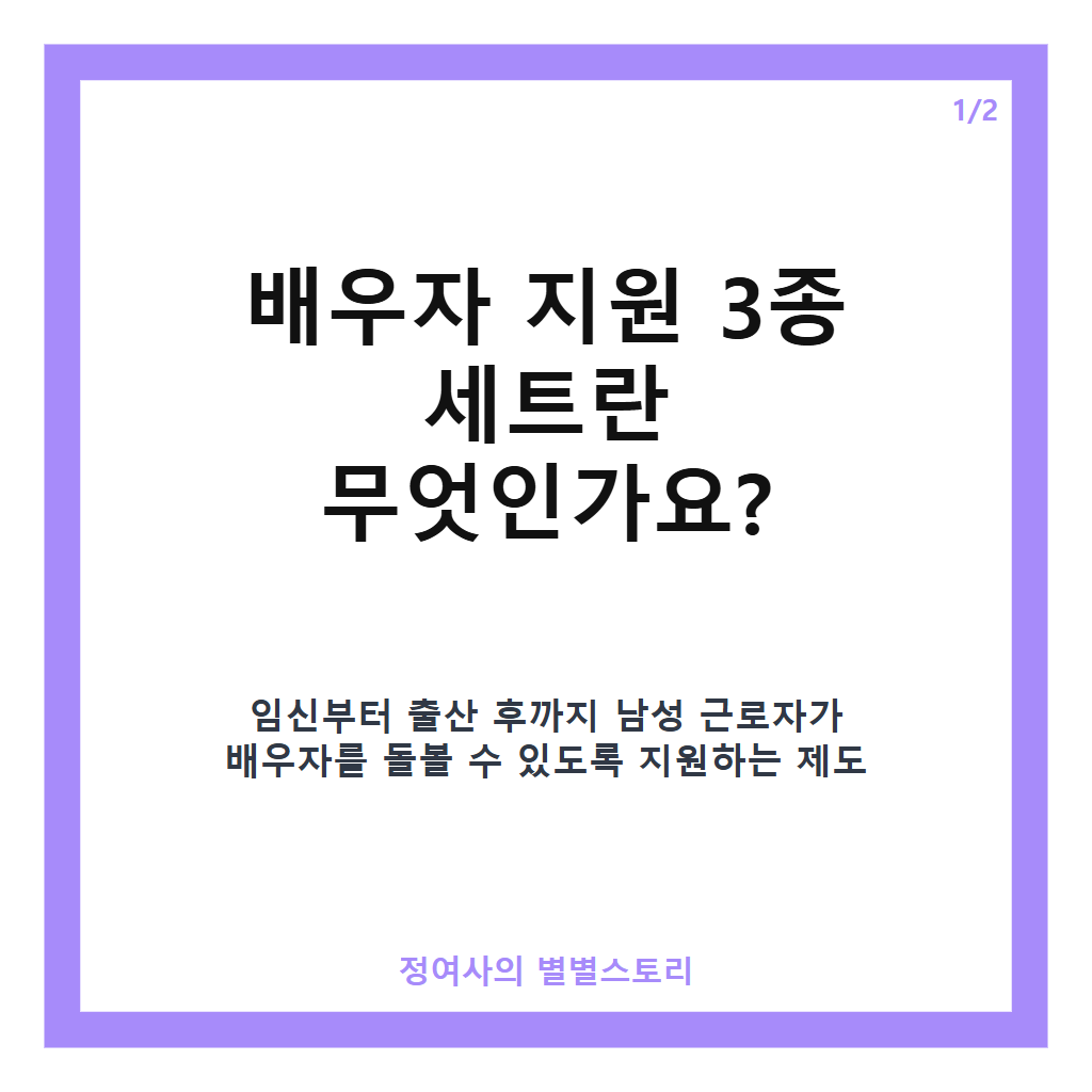 배우자 임신 중에도 남성 육아휴직 가능 오늘부터 시행되는 배우자 지원 3종 세트 핵심 내용 정리 카드뉴스 1