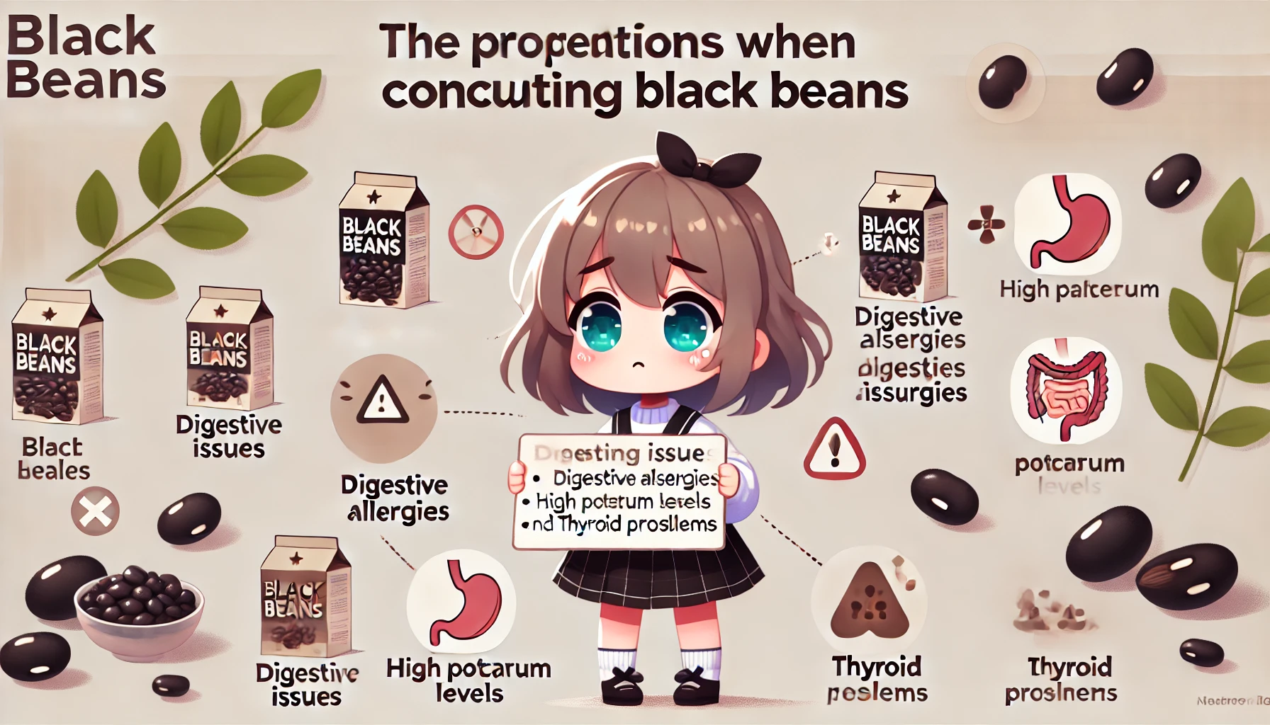 검은콩 섭취 시 주의사항