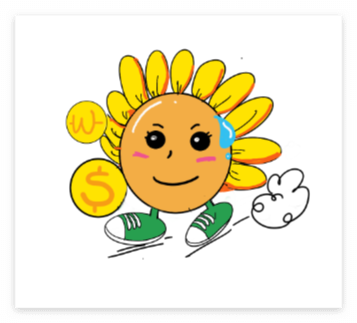 걷기를-하고-있는-해바라기