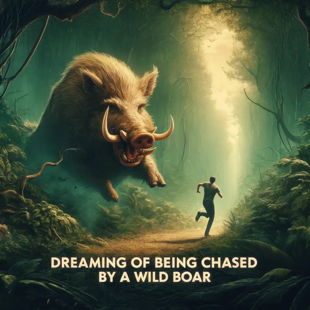 멧돼지한테 쫓기는 꿈 해몽