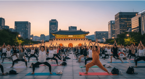 2025 광화문 달빛요가 – 도심 한가운데서 달빛 아래 힐링을!