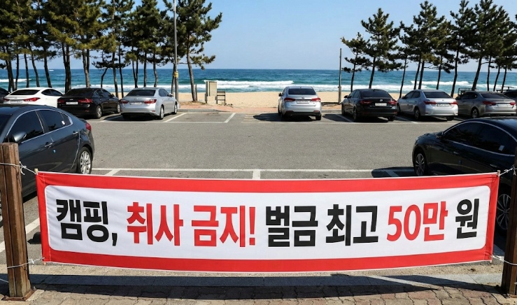 캠핑 취사 금지