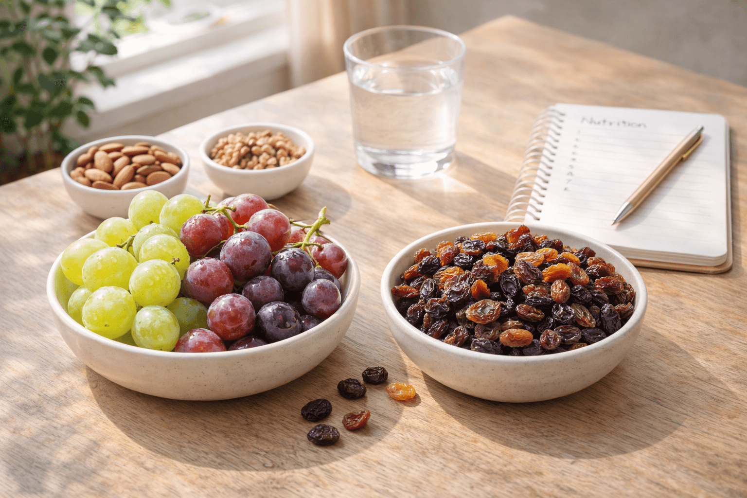 생포도 vs 건포도 (영양, 품종, 차이)