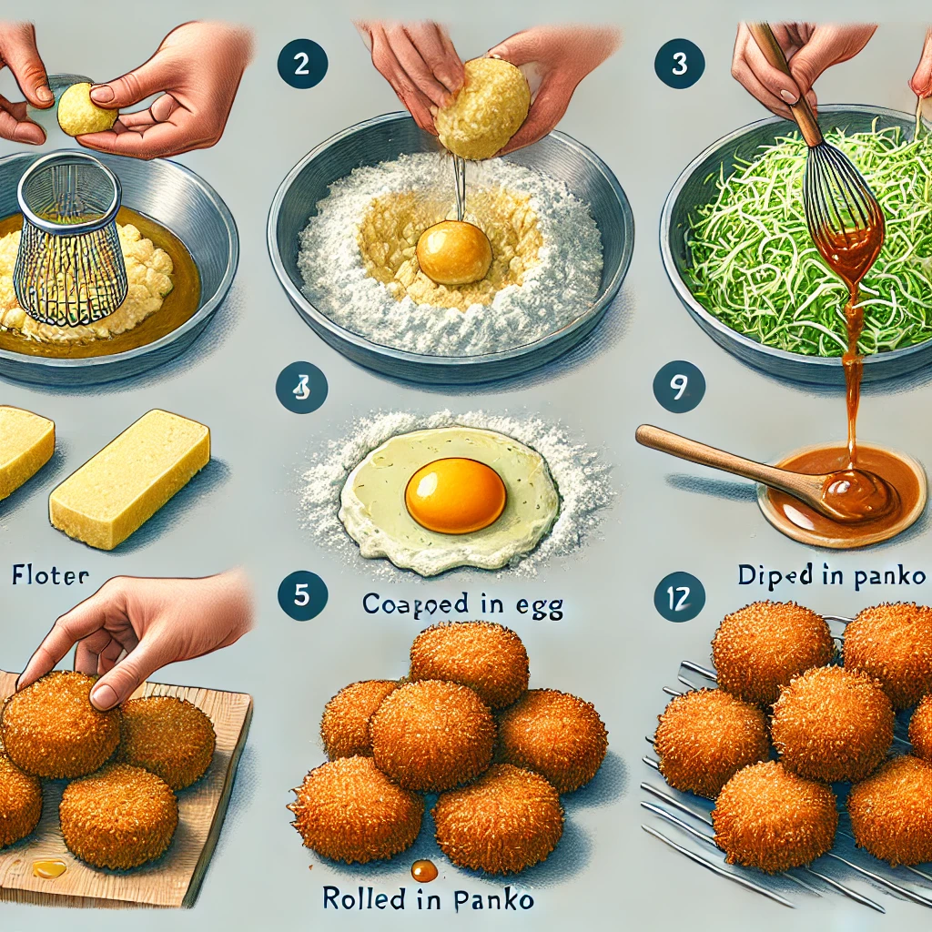 전통적인 고로케 조리법