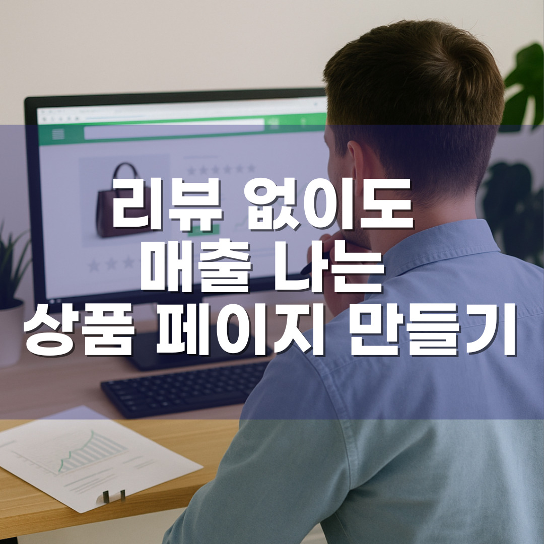 리뷰 없이도 매출 나는 상품 페이지 만들기 &ndash; 후기 0개 상품의 첫 판매 전략