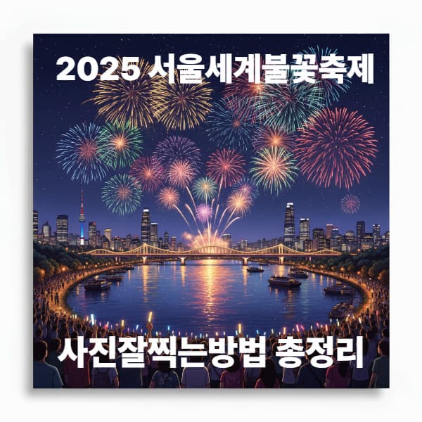 서울세계불꽃축제2025 사진 잘 찍는 팁 총정리