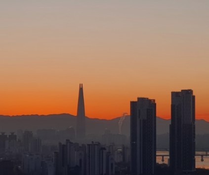 해돋이 명소 서울 (응봉산)